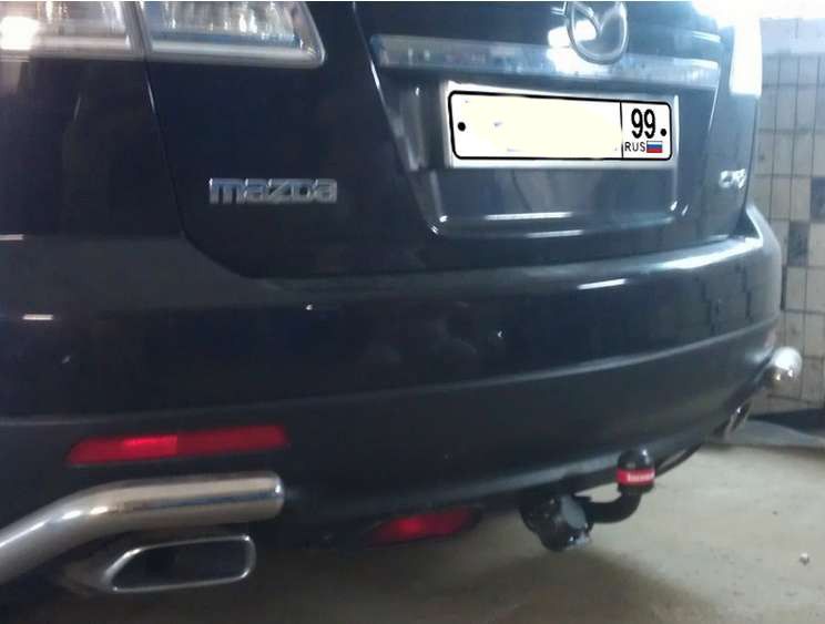 Фаркоп BOSAL-ORIS Mazda CX-9 2007-2012 без выреза бампера. Тип шара: A. Нагрузки 1500/50 кг (без электрики в комплекте) - 4527-A Bosal
