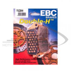 EBC Тормозные колодки FA226HH DOUBLE H Sintered (Honda) пердние