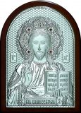 Икону Иисуса Христа Спасителя (15*21) в серебре с золочением купить