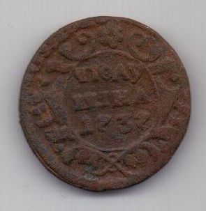 полушка 1737 г. редкий год