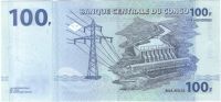 100 франков 2000 г. Конго