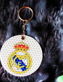 Брелок Фликер светоотражающий Реал Мадрид