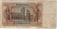 5 рейхсмарок 1942 г. Гемания