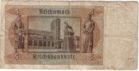 5 рейхсмарок 1942 г. Гемания