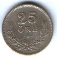 25 эре 1932 г. Швеция