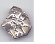 деньга 1533-1547 г. Иван IV Грозный
