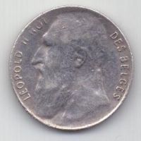 50 сантим 1901 г. Бельгия