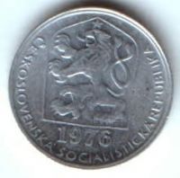10 геллеров 1976 г. Чехословакия