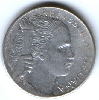 5 лир 1950 г. Италия