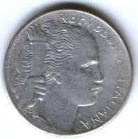 5 лир 1950 г. Италия