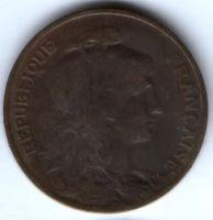 10 сантимов 1907 г. Франция