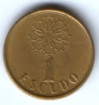 1 эскудо 1991 г. Португалия