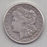 1 доллар 1921 г. S . США