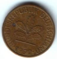 5 пфеннигов 1972 г. Германия ФРГ