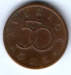 50 эре 2005 г. Швеция