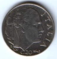 20 чентезимо 1942 г. Италия