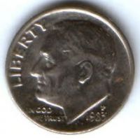 1 дайм 1983 г. США