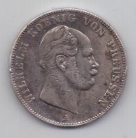 1 талер 1862 г. редкий тип. Пруссия