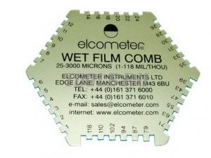 Гексагональная гребенка Elcometer 112