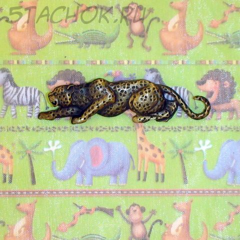 Брошь "Гепард" под бронзу