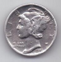 1 дайм 1941 г. S. США