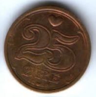 25 эре 1997 г. Дания