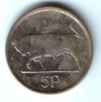 5 пенсов 1996 г. Ирландия