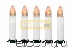 Гирлянда "Свечи LED" 6 м, 30 диодов, цвет теплый белый