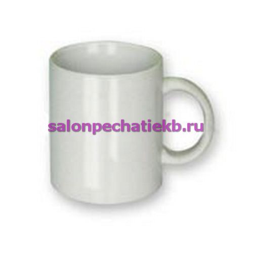 Кружка керамическая белая