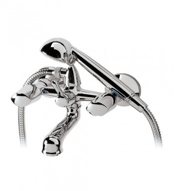 Смеситель VIDIMA B9729AA/BA142AA Флора ванны, короткий круглый излив, хром