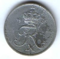 2 эре 1966 г. Дания
