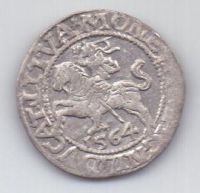 1 грош 1564 г. Литва. Польша