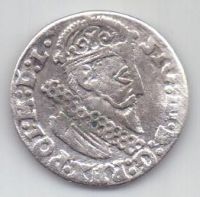 3 гроша 1624 г. Литва. Польша