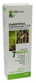 ЭЛЬФА  7  МАСЕЛ  СЫВОРОТКА  СТИМУЛИРУЮЩАЯ  "7  В  1"  ПРОТИВ  ВЫПАДЕНИЯ  ВОЛОС,  100  МЛ.