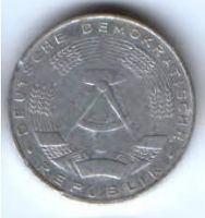 1 пфенниг 1975 г. Германия ГДР