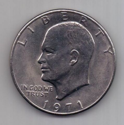 1 доллар 1971 г. UNC. США