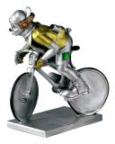 ЧТО ПОДАРИТЬ ЛЮБИТЕЛЮ ВЕЛОСИПЕДОВ НА ДЕНЬ РОЖДЕНИЯ Серебряная коллекционная фигурка клоуна на велосипеде (Valenti & Co, Италия)