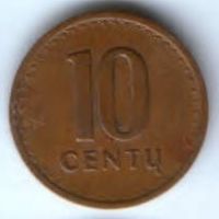 10 центов 1991 г. Литва