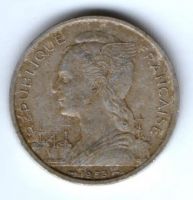 5 франков 1953 г. Мадагаскар