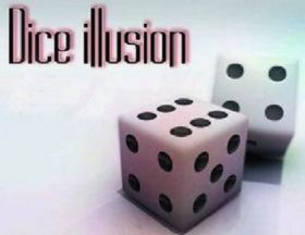 Иллюзия с игральными костями Dice illussion by H.T Magic