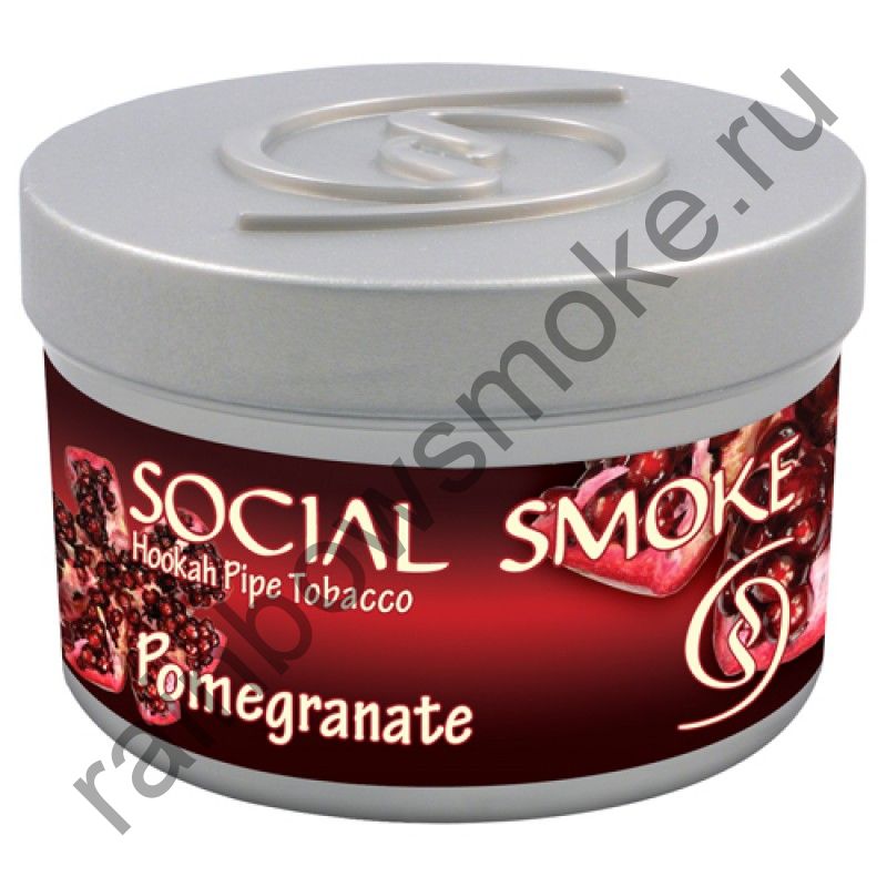 Social Smoke 250 гр - Pomegranate (Гранат)