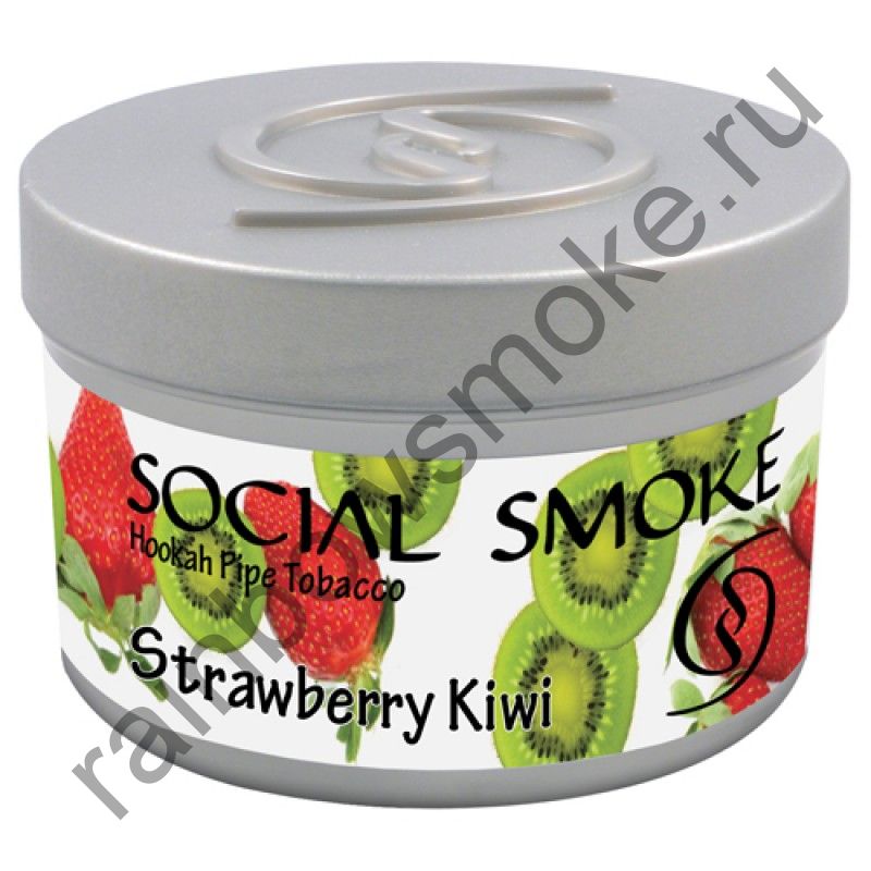 Social Smoke 250 гр - Strawberry Kiwi (Клубника с Киви)