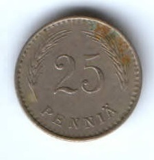 25 пенни 1939 г. Финляндия