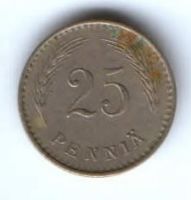 25 пенни 1939 г. Финляндия