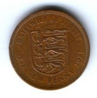 1 пенни 1971 г. Джерси