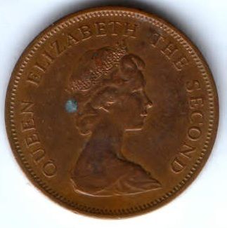 2 пенса 1975 г. Джерси