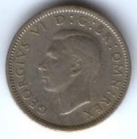 6 пенсов 1948 г. Великобритания
