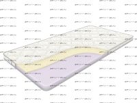 Наматрасник ППУ 40+латекс 10 (Дримлайн)