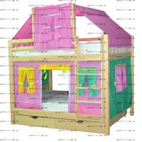 Кровать двухъярусная Воробушка (Фея)