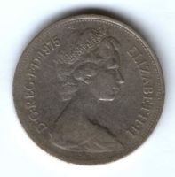 10 пенсов 1975 г. Великобритания